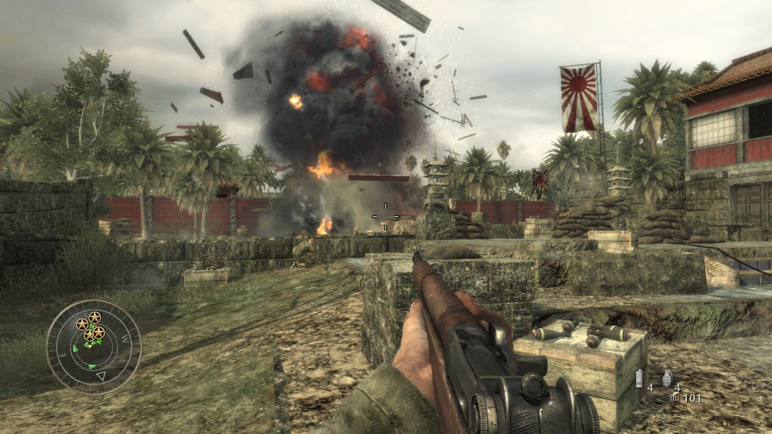  Call of Duty: World at War (Classic) (Xbox 360) : Video Games